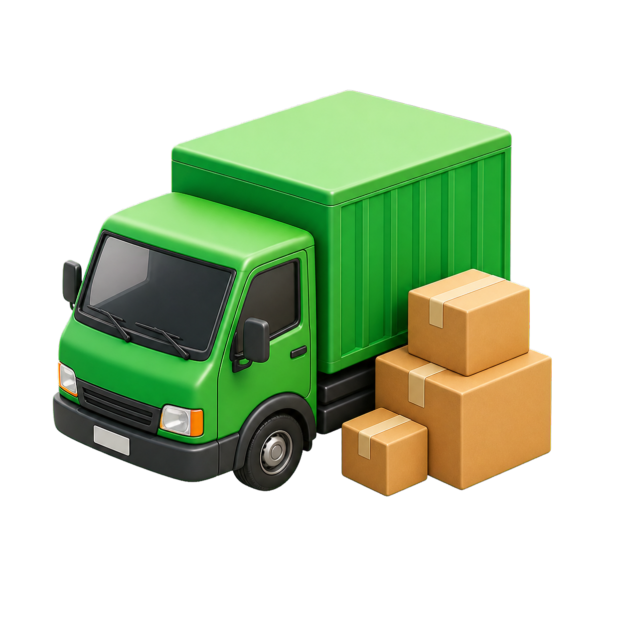Pickup logistics illustration