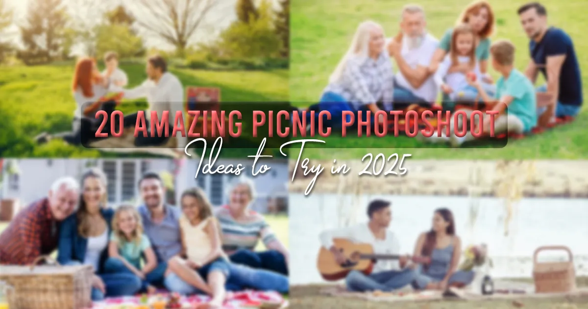 Amazing Picnic Photoshoot Ideas